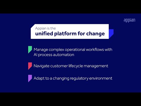 Appian Platform for Financial Services