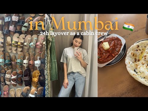 24h layover in Munbai, India as a new cabin crew🍛