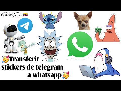 Cómo exportar stickers de Telegram a whatsapp🥳, facil y rapido 2022#telegram #whatsapp