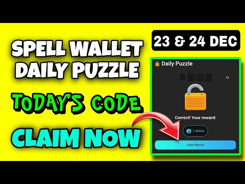 Spell Wallet Daily Puzzle Today 23 December | Spell Wallet Today Puzzle | Spell Wallet Secret Code