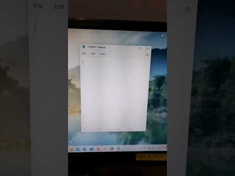 Open Notepad with Shortcut #Shortcut #shorts