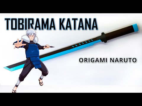 Crafting Tobirama's Katana Out of Paper - Naruto Fans Must Try!