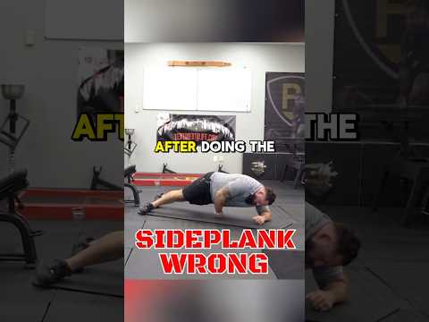 Fix your side plank: stop plopping down when you’re done! #sideplank #corestrength #backpain