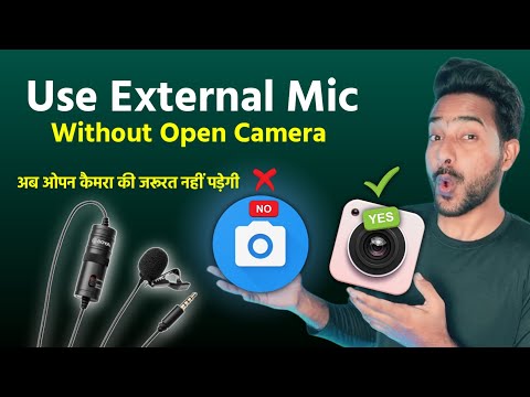 How To Use External Mic In Mobile Camera || Mobile Camera Me Mic Connect Kaise Kare || Full Tutorial