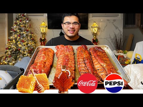 Coca Cola - Pepsi Glazed Smoked Baby Back Ribs