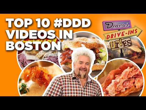 Top 10 #DDD Videos in Boston with Guy Fieri | Diners, Drive-Ins, and Dives | Food Network