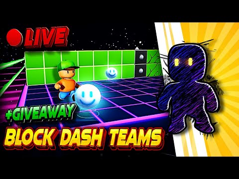 🔴 Block Dash Teams LIVE🔥| EU Server🌍 | Stumble Guys🥊| #stumbleguys #blockdash