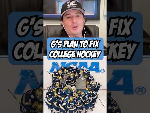 Grinnelli shares his plan to fix college hockey.