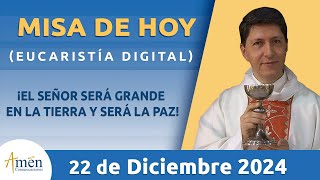 Misa de Hoy | Padre Carlos Yepes | Domingo 22 Diciembre 2024 l Eucaristía Digital | Misa | Adviento.