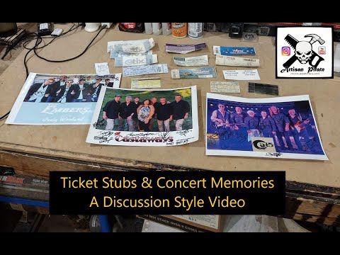 Ticket Stubs & Concert Memories, A Discussion Style Video