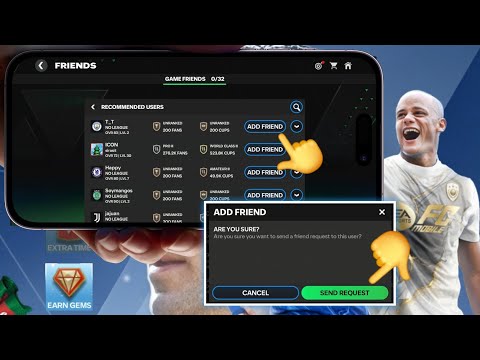 How To Add Friends in FC Mobile | Send Friend Request | Get Friends in FC Mobile