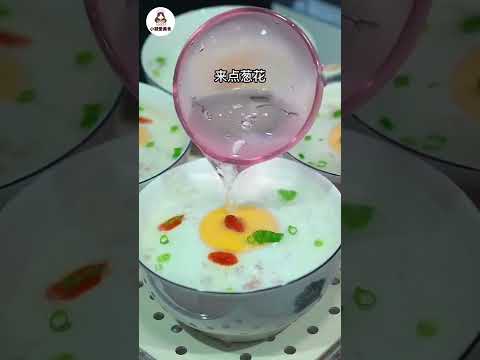 【小穎愛美食】烹飪教學：雞蛋蒸肉，營養又好吃