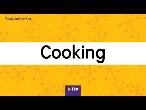 Vocabulary for Kids l Cooking