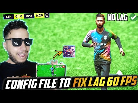 HOW TO FIX LAG EFOOTBALL 24 MOBILE CONFIG FIX GRAPHICS