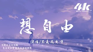 不是花火呀 - 想自由 (原唱:林宥嘉)『或許只有你 懂得我，所以你沒逃脫。』【高音質|動態歌詞Lyrics】♫