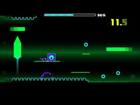 Geometry Dash - Moving Obstacles II gameplay