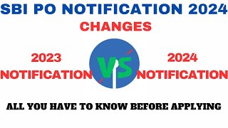 Sbi Po 2024 Official Notification | Sbi Po New Pattern | Sbi po 2024 vacancy #sbipo2024notification