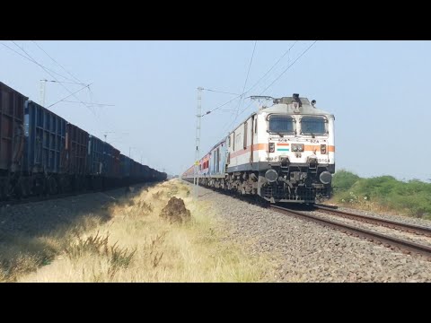 Goods Train Meet Udhna Danapur Express At Full Speed