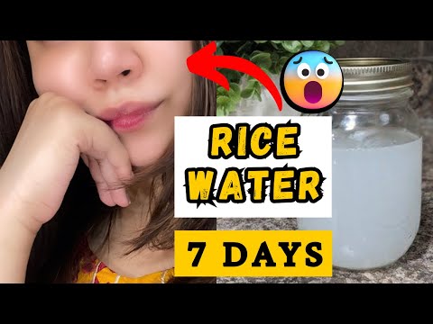 How to get korean skin | I used rice water toner for 7 days & Can't believe the results