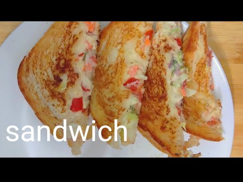 Veg sandwich recipe/వెజ్ శాండ్విచ్ ఇంట్లోనే ఈజీగా చేసుకోవచ్చు 😋