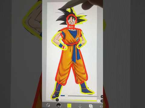 Drawing Goku from Dragon Ball Z✨🤍