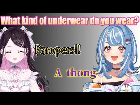 【engsub】NAZUNA and RAMUNE reveals the underwear he wears..【nazuna/ramune/vspoclip/vspo/valorant】