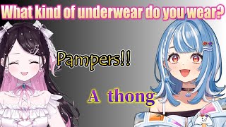 【engsub】NAZUNA and RAMUNE reveals the underwear he wears..【nazuna/ramune/vspoclip/vspo/valorant】