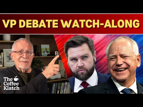 Vance vs. Walz — Live Debate Watch-Along | The Coffee Klatch with Robert Reich