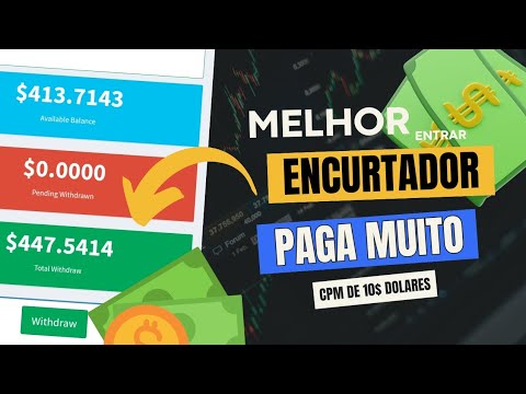 Melhor Encurtador de Links para Fazer Dinheiro na Internet em 2024, CPM 10$ Dollar