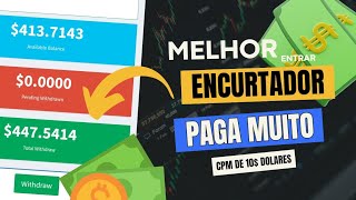 Melhor Encurtador de Links para Fazer Dinheiro na Internet em 2024, CPM 10$ Dollar