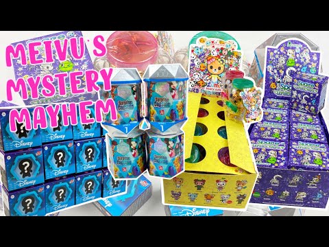 LET'S OPEN 9 BLIND BOXES! Tokidoki Space Unicorno, Disney 100 Surprise Capsules, Nano Pods | MMM