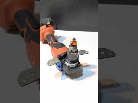 Angle grinder to use router working #shorts #tips