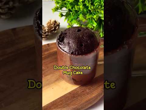 🍫Double Chocolate Mug Cake 🍫#cake #chocolate #chocolatecake #Cupcake #DoubleChocolateMugCake #shorts