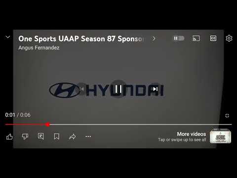 rare snippet tv5 one sports rptv uaap s87 sponsor bumper Hyundai tvc commercial break Sept 29 2024