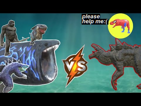 Monster Bloop help Team King Kong vs The Zilla for rescue Dinosaurs