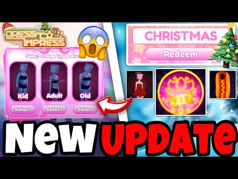 *NEW UPDATE ALERT!* GET FREE VIP & NEW ITEMS NOW! | DRESS TO IMPRESS 😱🎄