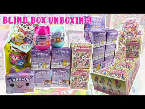 LET'S OPEN 10+ BLIND BOXES! Tokidoki, Aphmau, Squishmallows and More! | MMM