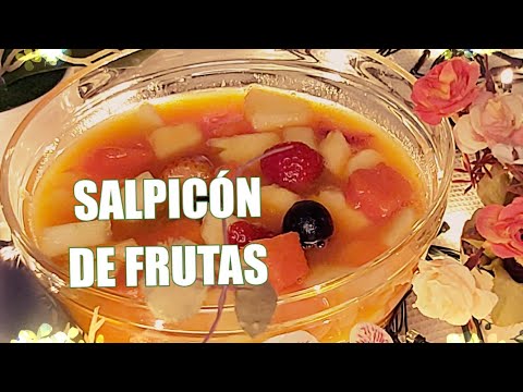 ✅SALPICON  de frutas 100% natural 🍌🥤#salpicón #cocteldefrutas CÓMO HACER SAPICÓN.