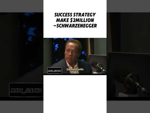 Easiest way to make money #ArnoldSchwarzenegger #SuccessTips #MillionaireMindset #firstmillion