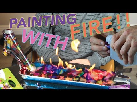 PAINTING A SCOOTER DECK WITH FIRE PAINT