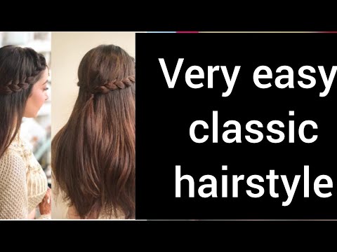 easy side braid hairstyle | hairstyle for medium hair | indian girl hairstyle ||simple hairstyle