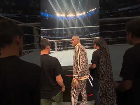 Alex Pereira Visits WWE SmackDown