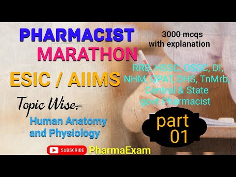 Pharmacist Marathon part1(1-20) HAP/Important Mcq#esic_pharmacist #pharmacistexampreparation #aiims