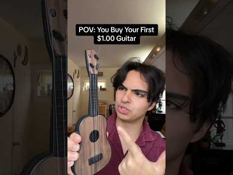 POV: You Buy Your First $1.00 Guitar 🤑