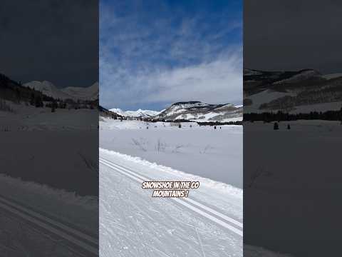 Today on the Homestead: Snowshoeing in the Colorado Mountains ! | Outdoor Winter Adventure #shorts