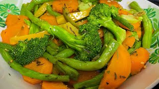 Garlic Butter Stir Fried Veggies 🥦