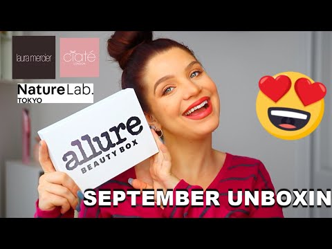 September Allure Beauty Box Unboxing 2019