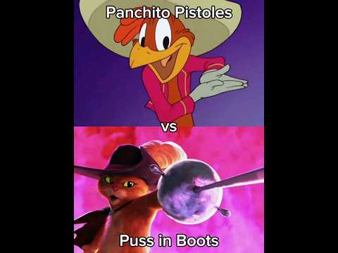 Panchito Pistoles vs Puss in Boots (The Three Caballeros | Puss in Boots: The Last Wish)