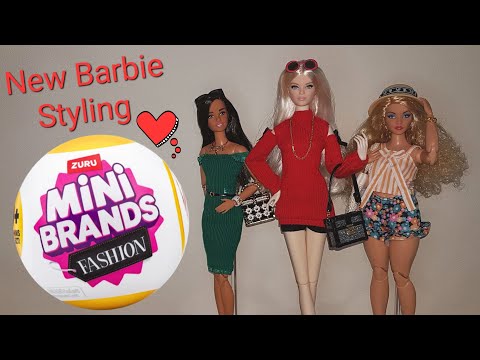 #16 Opening Mini Brands Fashion 3 with 80+ Surprises & Styling Barbies