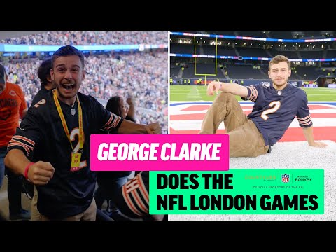 George Clarke Does The NFL London Games In Style With Marriott Bonvoy 😍 | NFL UK & Ireland